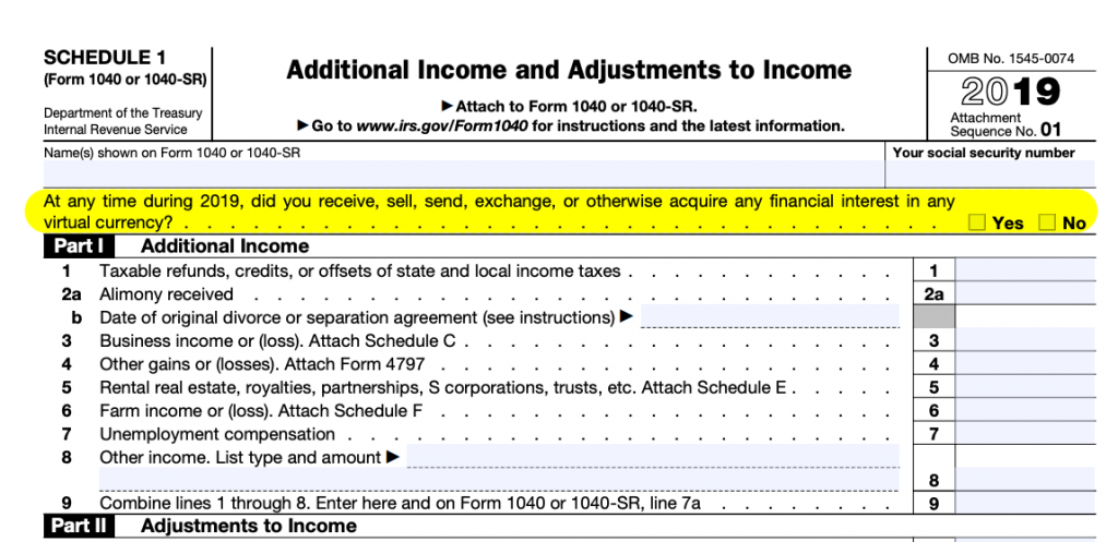 CryptoForm 1024x497 - New IRS for focuses on Cryptocurrency Taxes for the 2020 Tax Season